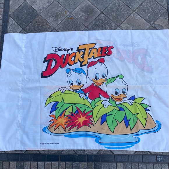 🏰🔥 Vintage 1986 Walt Disney Co. Duck Tales Standard Pillowcase Made in USA - Picture 7 of 7
